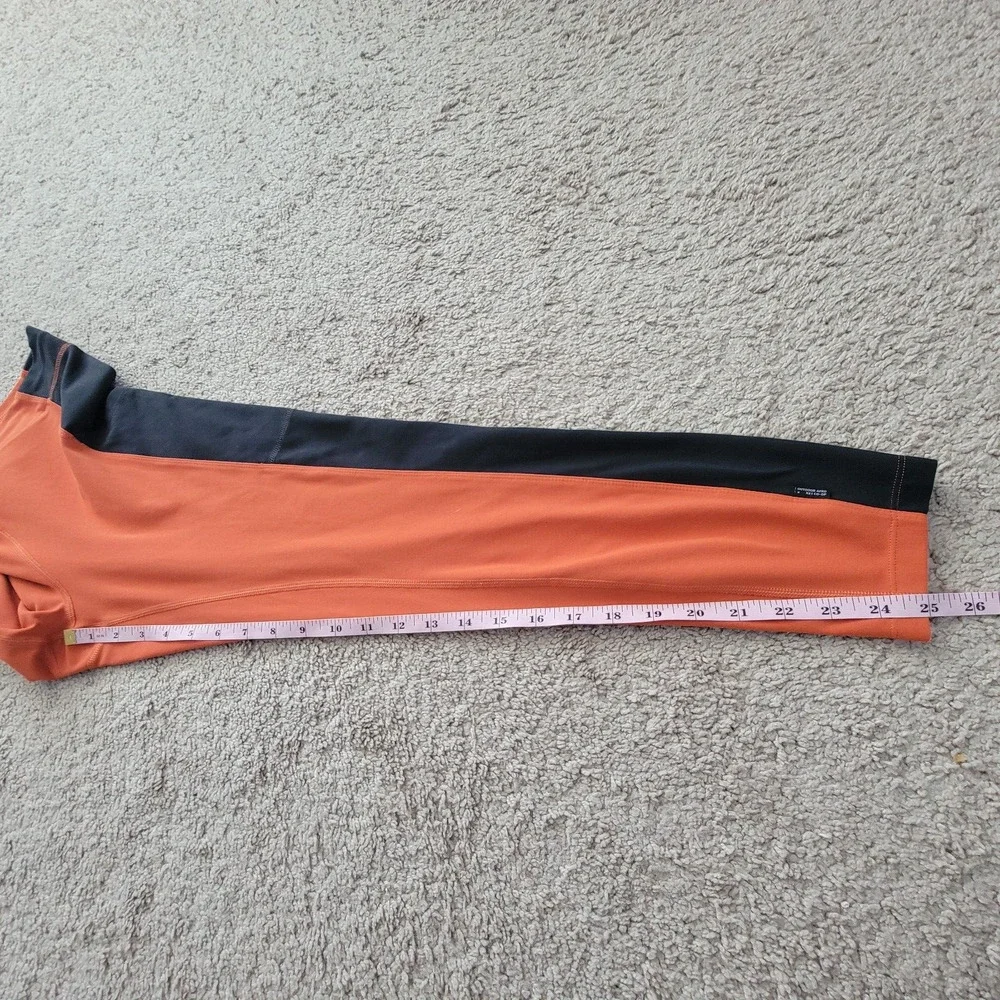 Outdoor Afro x REI Co-op Womens L Orange Black Colorblock 7/8 Leggings - Picture 6 of 12